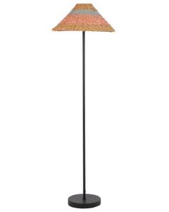 Grande lampe KYOGA Beige - Noir - Bleu - Rose foncé - Métal - 47 x 150 x 47 cm