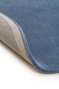 Tapis en laine rond Bent Bleu - 150 x 150 cm