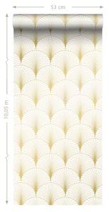 Tapete Art Decó Muster 7331 Weiß
