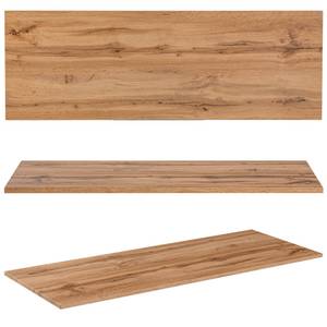 Badezimmer Waschplatz Set XANTEN (3-tlg) Braun - Holzwerkstoff - 141 x 200 x 47 cm