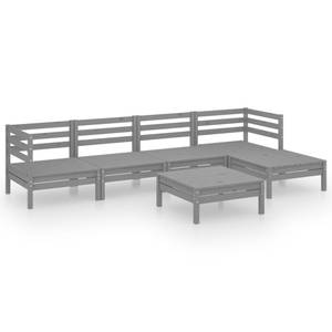 Mobilier de jardin Gris - Bois massif - Bois/Imitation - 64 x 29 x 64 cm