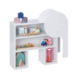 Armoire éléphant pour enfants Blanc - Bois manufacturé - 65 x 61 x 21 cm