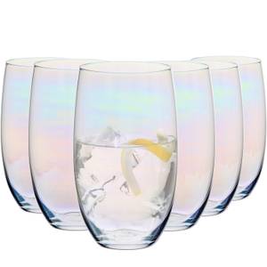Krosno Blended Rainbow Trinkgläser Glas - 9 x 15 x 9 cm