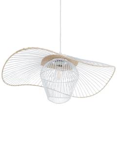 Lampe suspension LUNGA Beige - Blanc