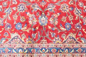 Keshan - 382x290cm Rot - Naturfaser - 290 x 1 x 382 cm