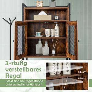 Toilettenschrank NM9079OR Braun - Holzwerkstoff - 24 x 172 x 60 cm