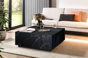 Couchtisch Valnor Schwarz - Holzwerkstoff - 90 x 35 x 90 cm