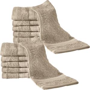 Seiftuch 12er-Pack 166401 Taupe