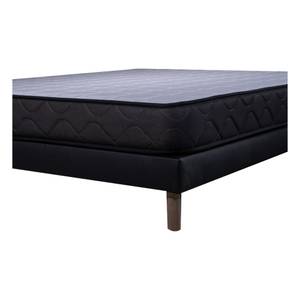 Matelas+sommier Memory 90x190 Noir - Textile - 90 x 32 x 190 cm