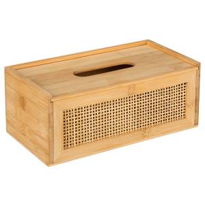 Kosmetiktücherbox ALLEGRE BAMBOO Braun - Bambus - 25 x 10 x 13 cm