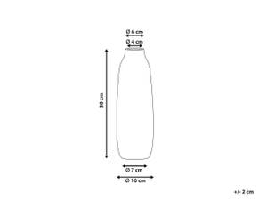 Blumenvase BYBLOS 10 x 30 x 10 cm