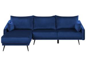 3-Sitzer Sofa VARDE Schwarz - Blau - Marineblau