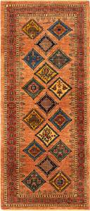 Tapis de couloir Kashkuli CVIII Orange - Textile - 85 x 1 x 204 cm