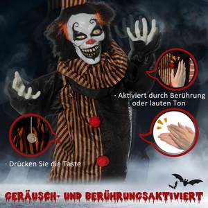 Halloween Deko Horror-Clown 844-511V00MX Textil - 20 x 170 x 120 cm