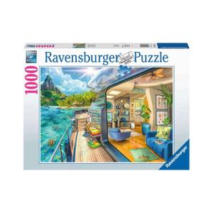 Puzzle Tropische Insel Papier - 28 x 6 x 38 cm