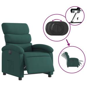 Fauteuil inclinable électrique 3032262-4 Vert foncé