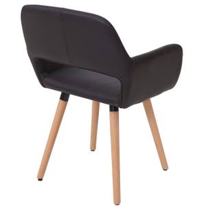 Chaise A50 II Marron foncé - Marron