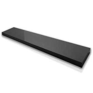 Wandboard Stockholm Schwarz - 4 x 23 x 80 cm