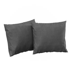 coussins lounge lot de 2 Gris - Nombre de pièces dans le lot : 2