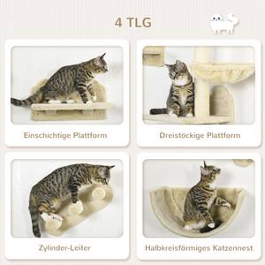 Katzen Kletterwand D30-555V00BG Beige