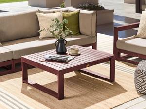 Table de jardin TIMOR Marron - Bois massif - 75 x 35 x 90 cm