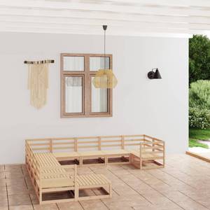 Garten-Lounge-Set (11-teilig) 3009730-1 Holz