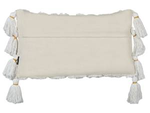 Coussin décoratif DAUR Beige - Blanc - Fibres naturelles - 50 x 4 x 30 cm