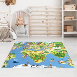 Great And Funny Worldmap 60 x 60 cm