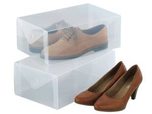 Aufbewahrungsbox für Schuhe, Kunststoff Kunststoff - 21 x 13 x 34 cm