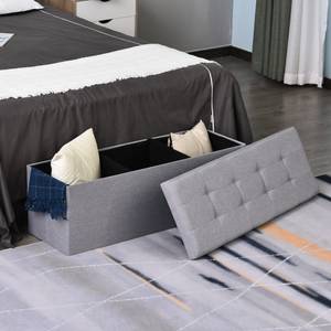 Sitzbank 838-026 Grau - Kunststoff - 38 x 38 x 110 cm