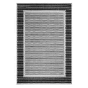 Tapis salon 160x230 noir et blanc