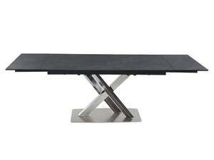 Table extensible THYLIA Noir - Pierre - 90 x 76 x 240 cm