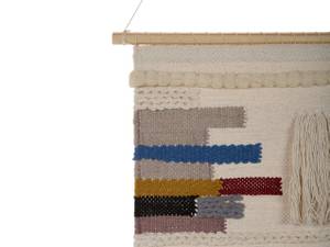 Suspension murale en tissu ATHANI Beige - Fibres naturelles - 40 x 101 x 1 cm