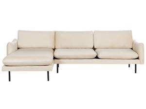 Ecksofa VINTERBRO Beige - Schwarz - Creme - Cremeweiß