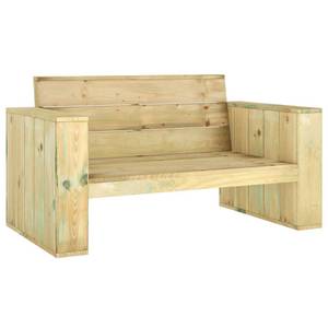 Gartenbank 3011386 Grün - Holzwerkstoff - Holzart/Dekor - 139 x 74 x 76 cm