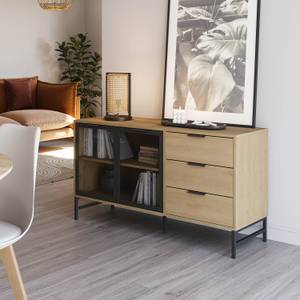 Sideboard Isis Braun - Holzwerkstoff - 130 x 70 x 40 cm