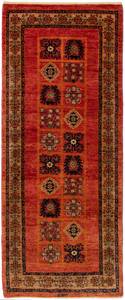 Tapis de couloir Kashkuli XII Rouge - Textile - 81 x 1 x 203 cm