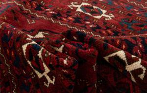 Tapis Afghan XV Rouge - Textile - 105 x 1 x 161 cm