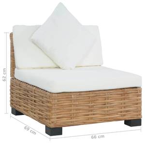 Sofa 286280 Braun - Rattan - Holzart/Dekor - 66 x 62 x 69 cm