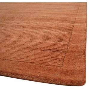 Tapis uni pure laine tufté CANDY Orange - 60 x 120 cm