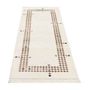 Tapis de passage Darya DCCCLXXVII Beige - Textile - 79 x 1 x 198 cm