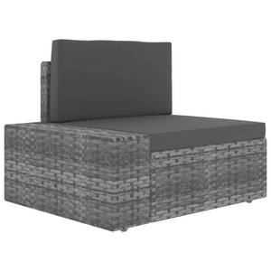 Gartensofa Grau - Metall - Textil - 66 x 52 x 59 cm