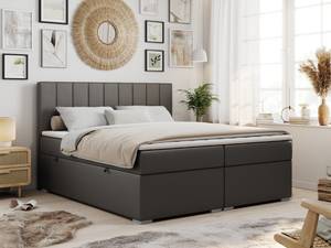 Boxspringbett ALLY Breite: 120 cm - H3 - Kunstleder