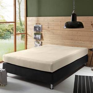 Boxspring-Spannbettlaken 202136 Ecru - 180-200 x 200 cm