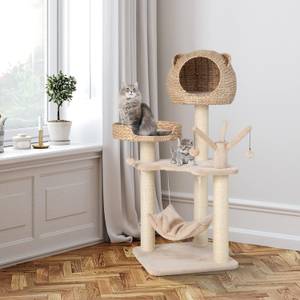 Katzenbaum PV10069NA Beige - Holzwerkstoff - 50 x 121 x 50 cm