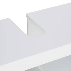 Armoire dessous de lavabo blanche Blanc - Bois manufacturé - 60 x 61 x 30 cm