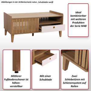 Couchtisch M48 Walnuss Dekor