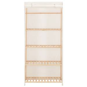 Armoire 297467 Blanc - Textile - Bois/Imitation - 40 x 170 x 79 cm