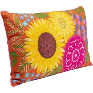 Dekokissen Girasole Orange - Textil - 60 x 40 x 5 cm