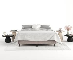 Boxspringbett Malte Braun - Breite: 160 cm